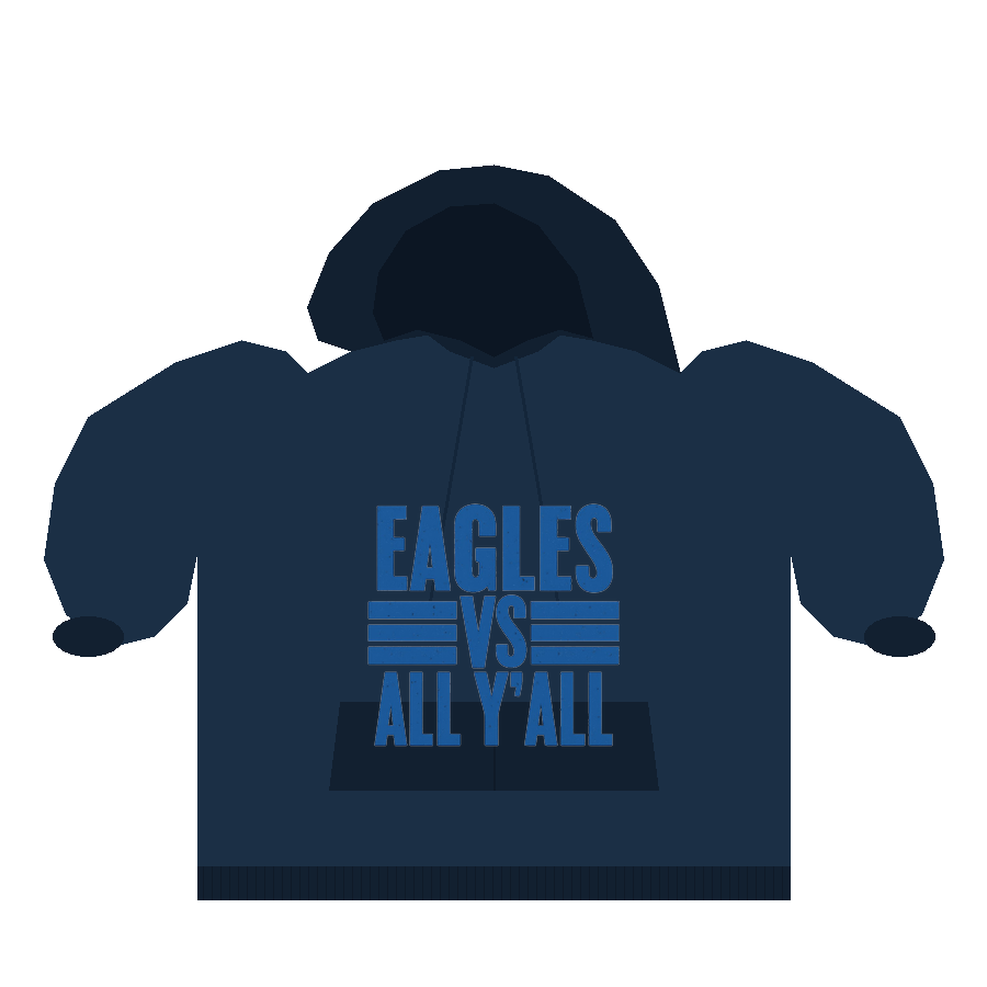 Eagles vs All Y'all Hoodie